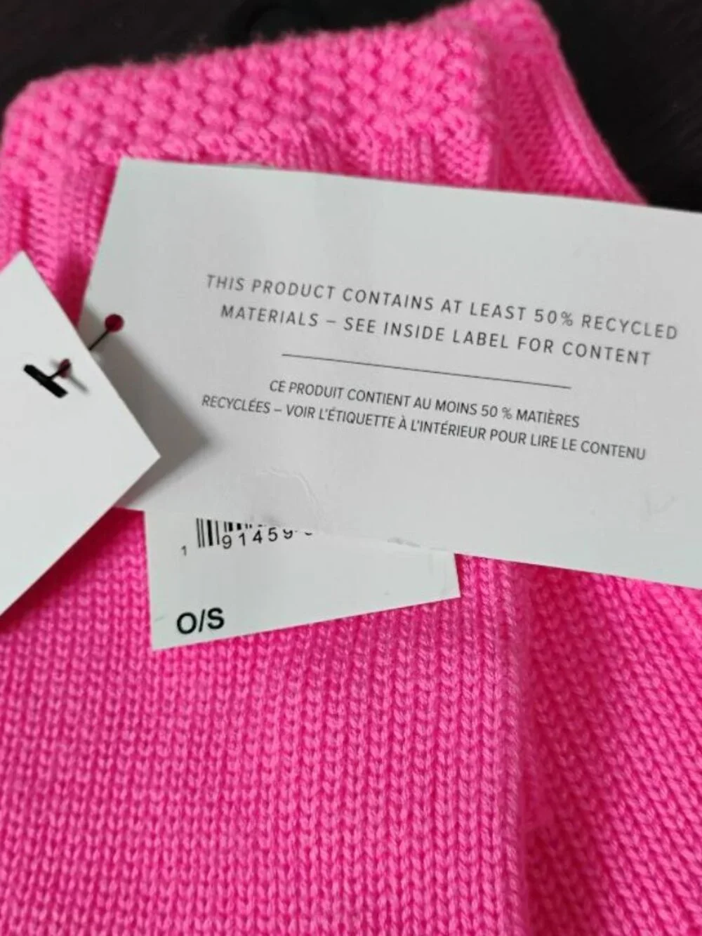 UGG Pink Knit Fingerless Gloves NWT